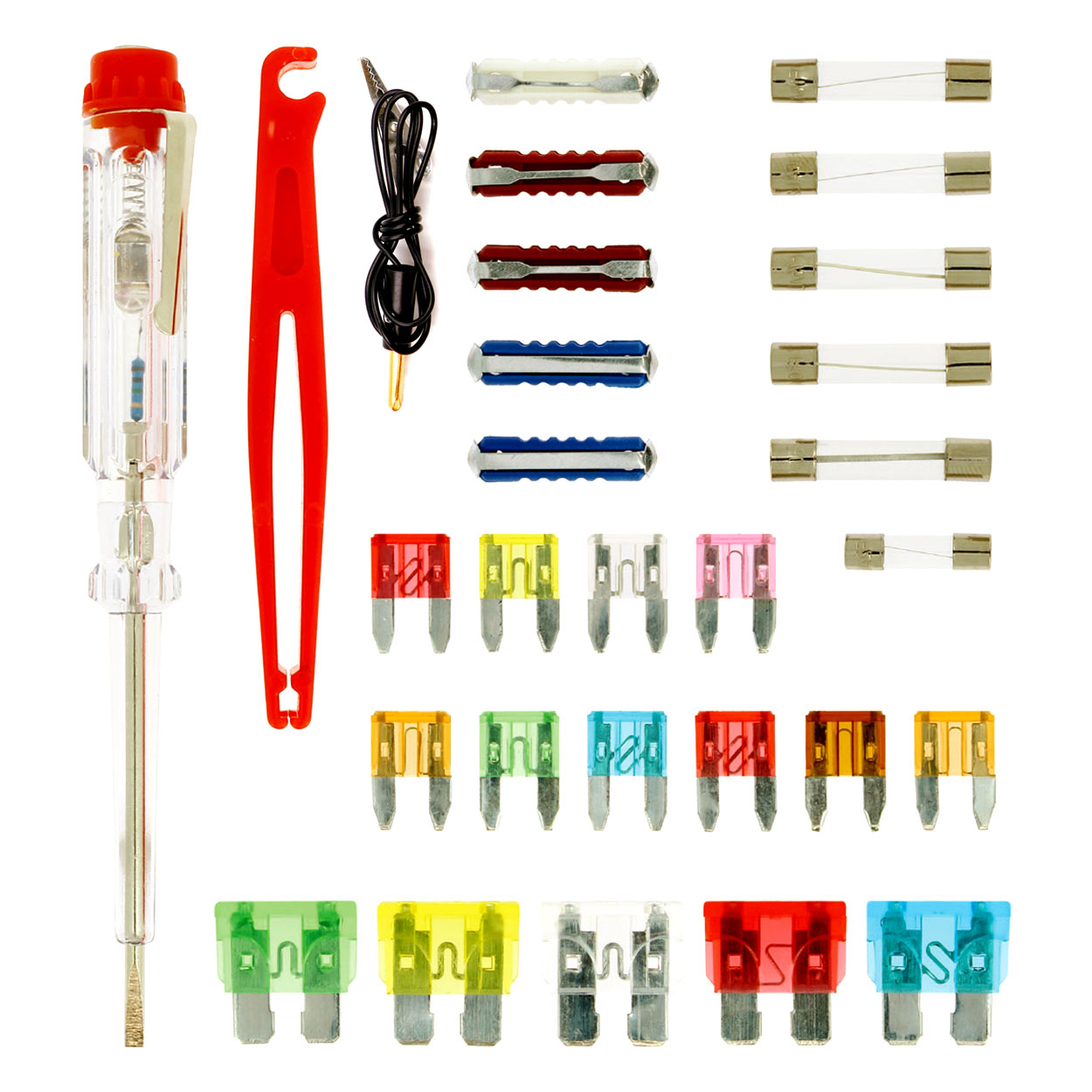 Conjunto 26 peças Fusíveis Sortido
