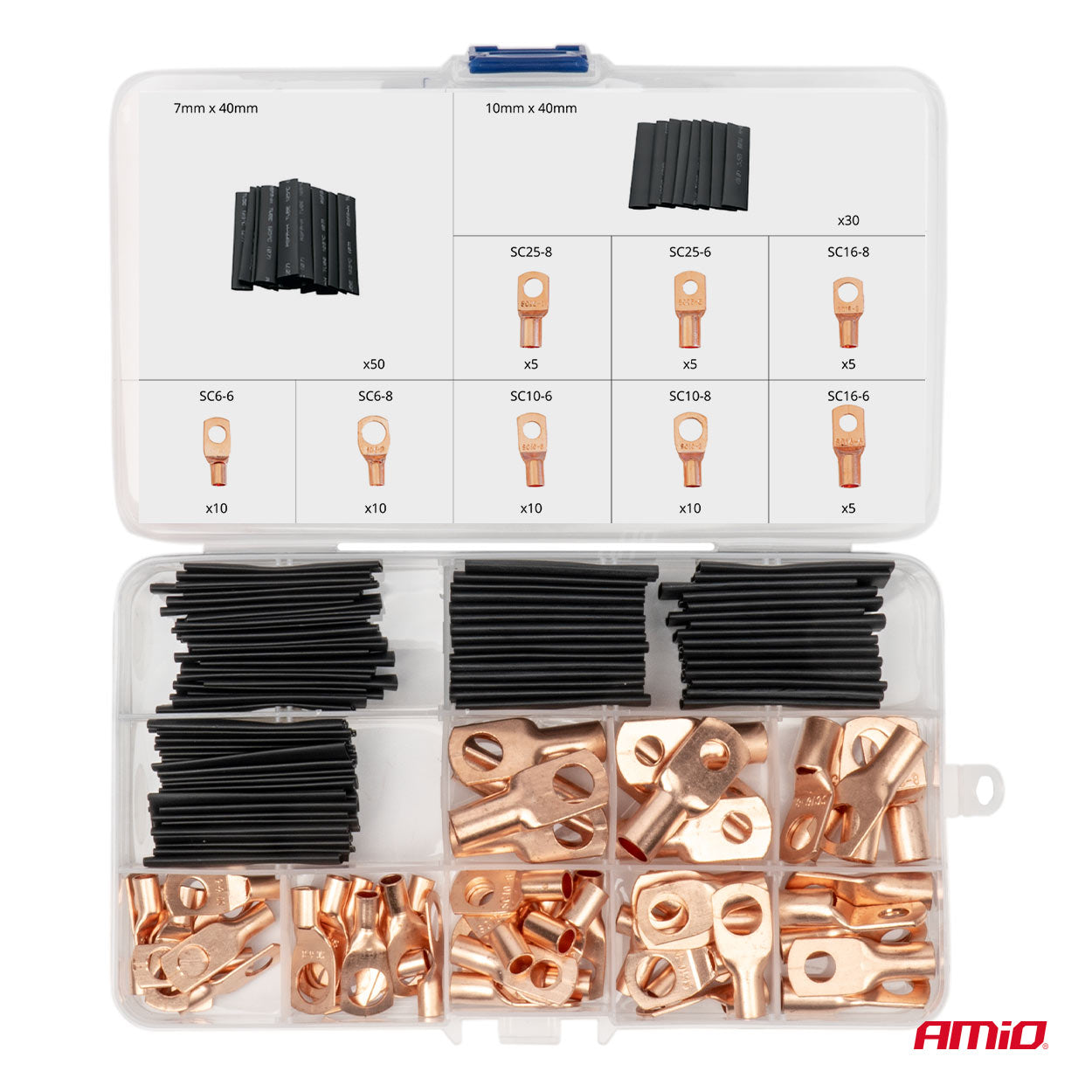 KIT 140 Conectores + Manga térmica
