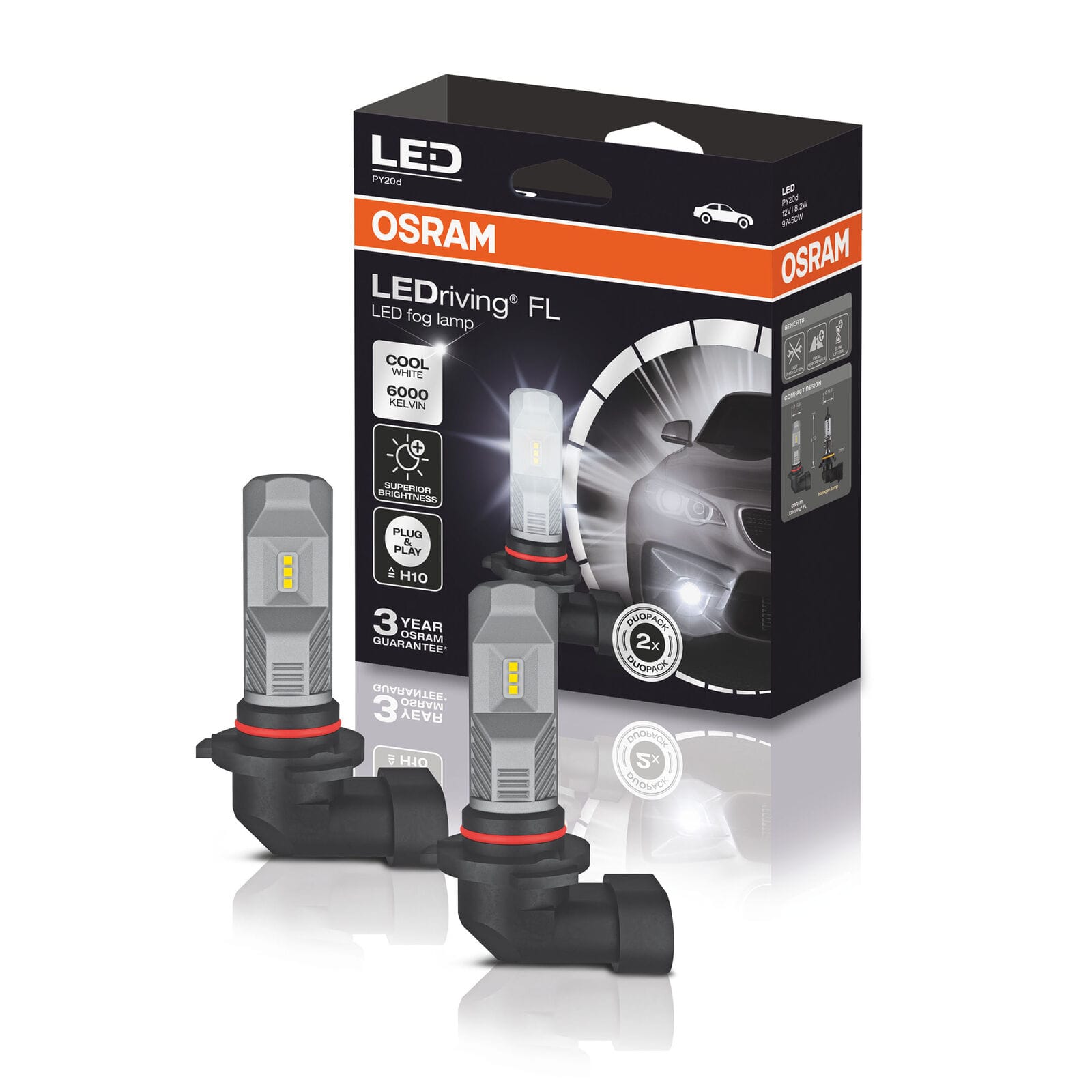 Foto do produto H10 OSRAM LEDriving 6000k