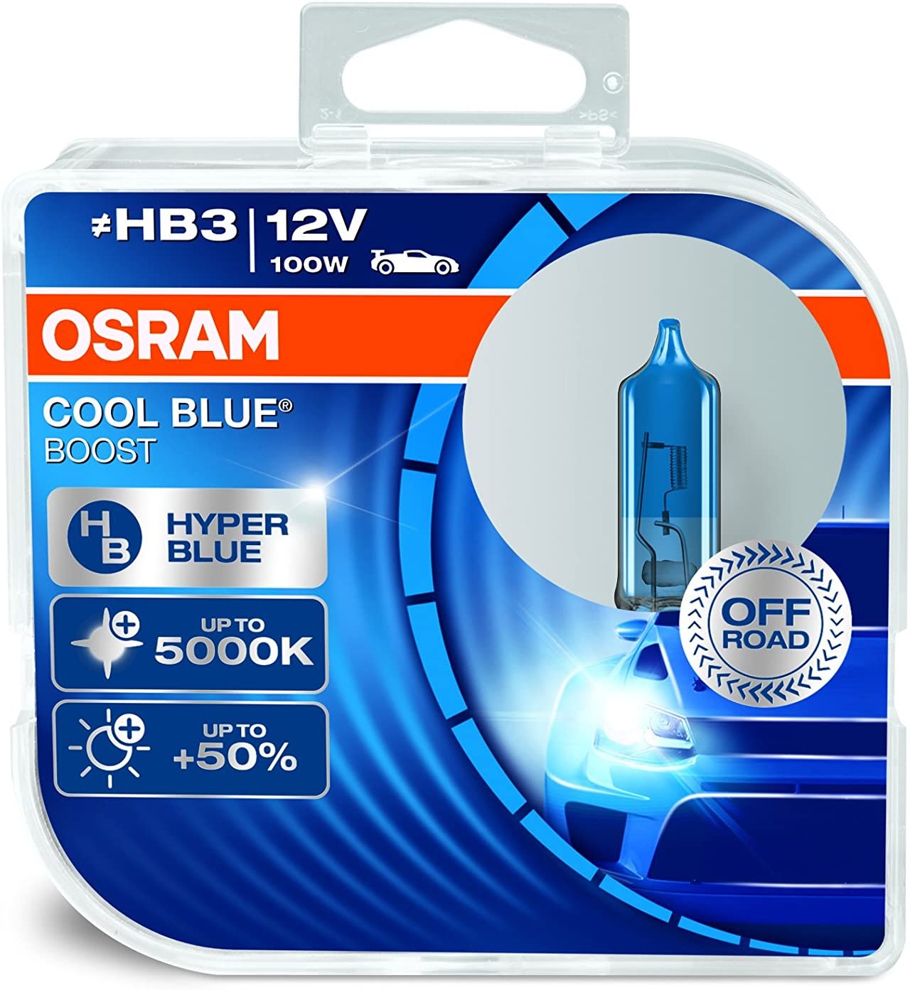 Foto do produto Lâmpadas HB3 70w 12v OSRAM COOL BLUE BOOST (cx2)