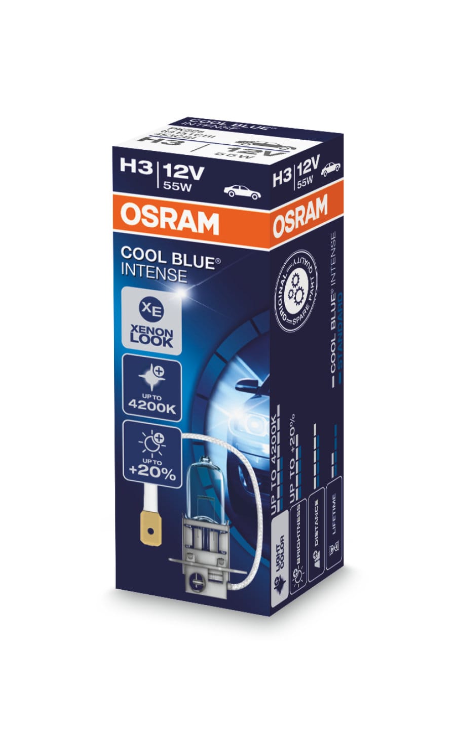 Foto do produto Lâmpada H3 55w OSRAM COOL BLUE Intense