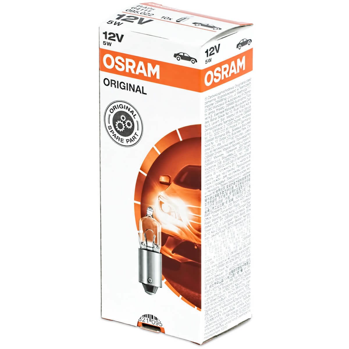 Foto do produto Lâmpada BA9s 12V 5W OSRAM Classic