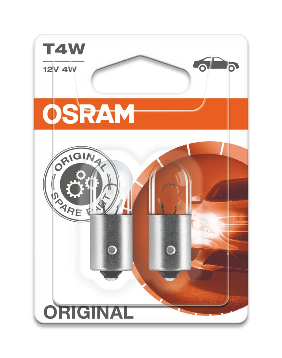 Foto do produto Lâmpadas T4W BA9s 4W 12v OSRAM (bl2)