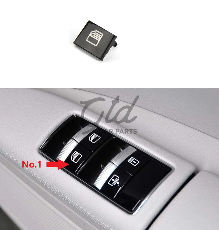 Botões P/ Comutador de Vidros Passageiros Traseiros Mercedes-Benz Classe S W221 2009-2013