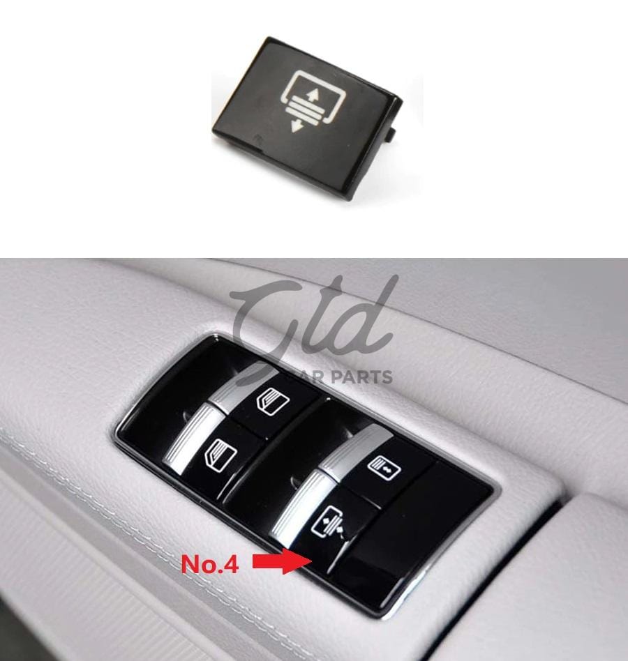 Botões P/ Comutador de Vidros Passageiros Traseiros Mercedes-Benz Classe S W221 2009-2013