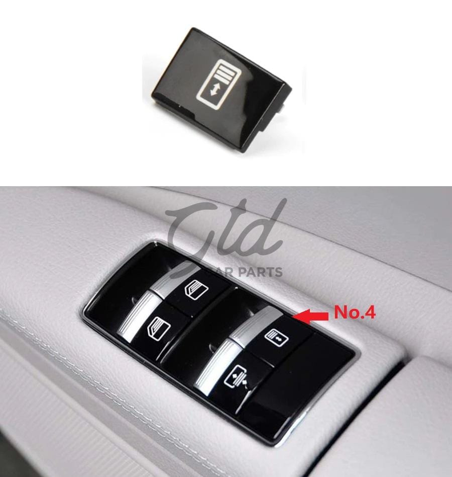 Botões P/ Comutador de Vidros Passageiros Traseiros Mercedes-Benz Classe S W221 2009-2013