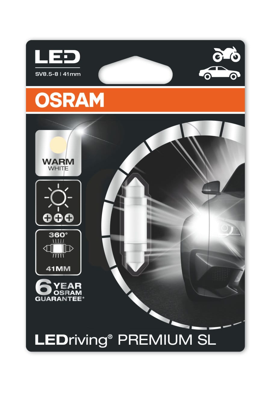 Foto do produto Lâmpada LED C5W 41mm 4000K 12V OSRAM LEDriving (bl1)