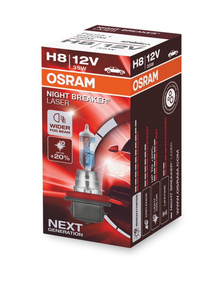 Foto do produto Lâmpadas H8 Night Breaker Laser +150% Next G