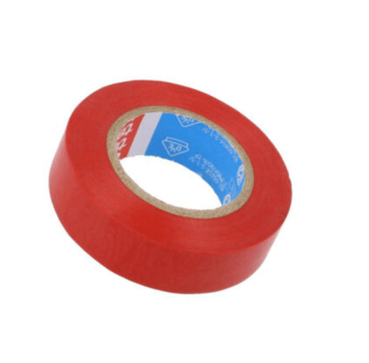 Foto do produto Fita isolante; PVC; 19mm x 20m; vermelho