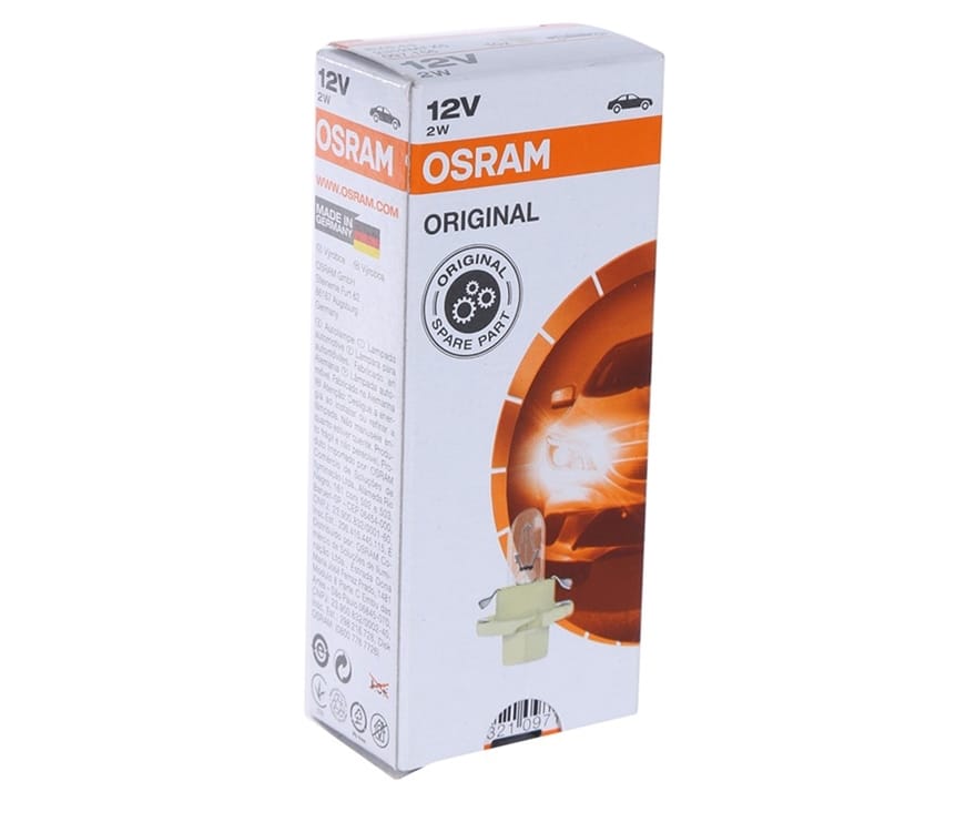 Foto do produto Lampada Bx8.4D 2W 12V 5Xfs10 1A Osram