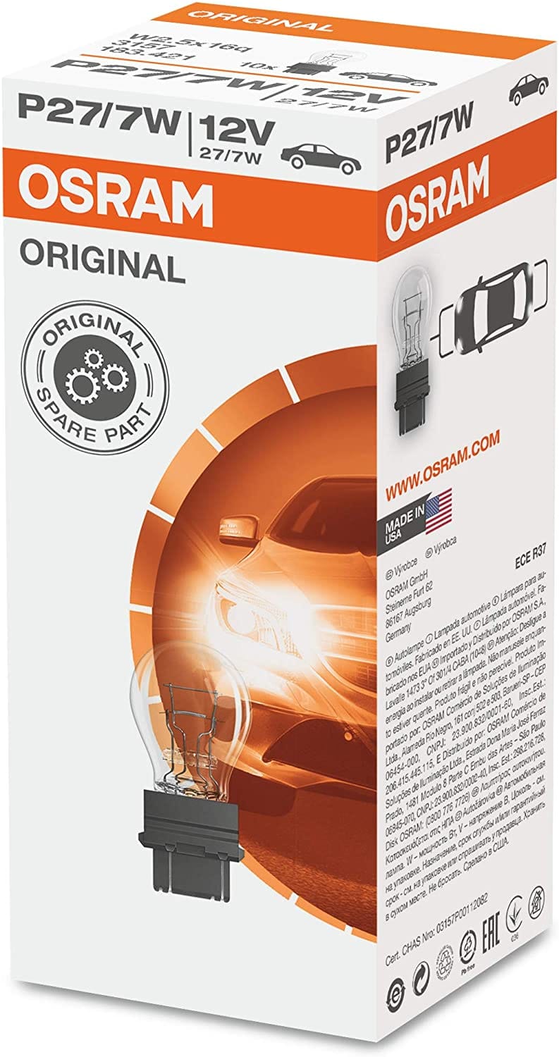 Foto do produto Lampada P27/7W OSRAM 12V - 27/7W W2.5X16Q