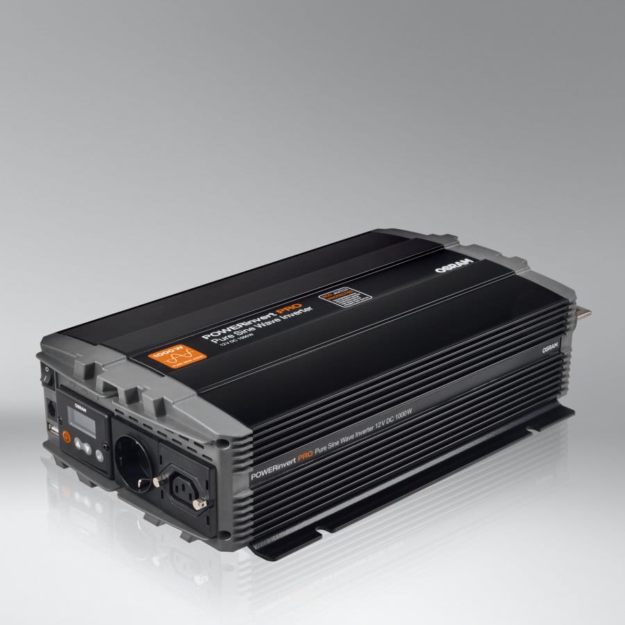 POWERinvert PRO Pure Sine Wave Inverter 12V DC 1000W – OEINVPAR10