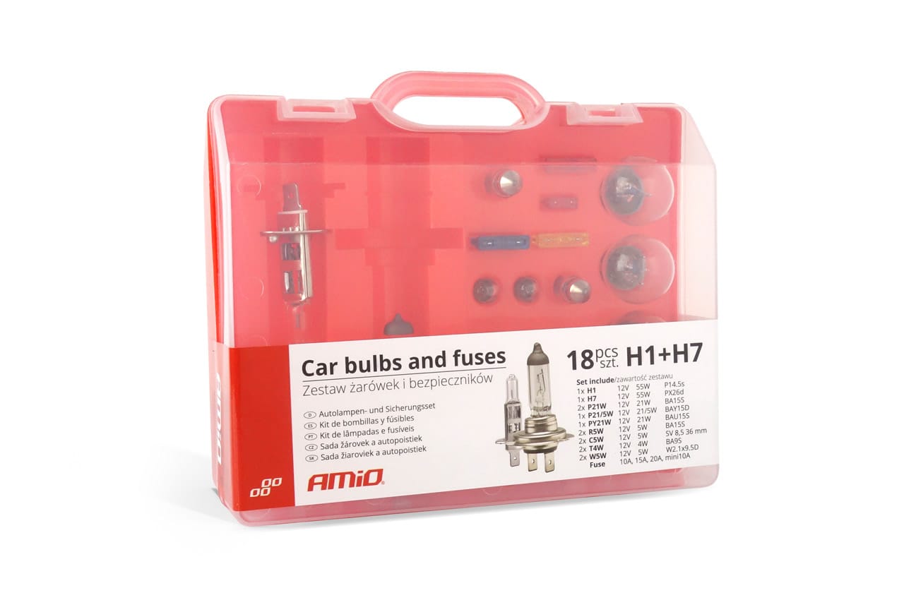 Foto do produto KIT EMERGENCIA AMIO H1+H7 (18 peças)