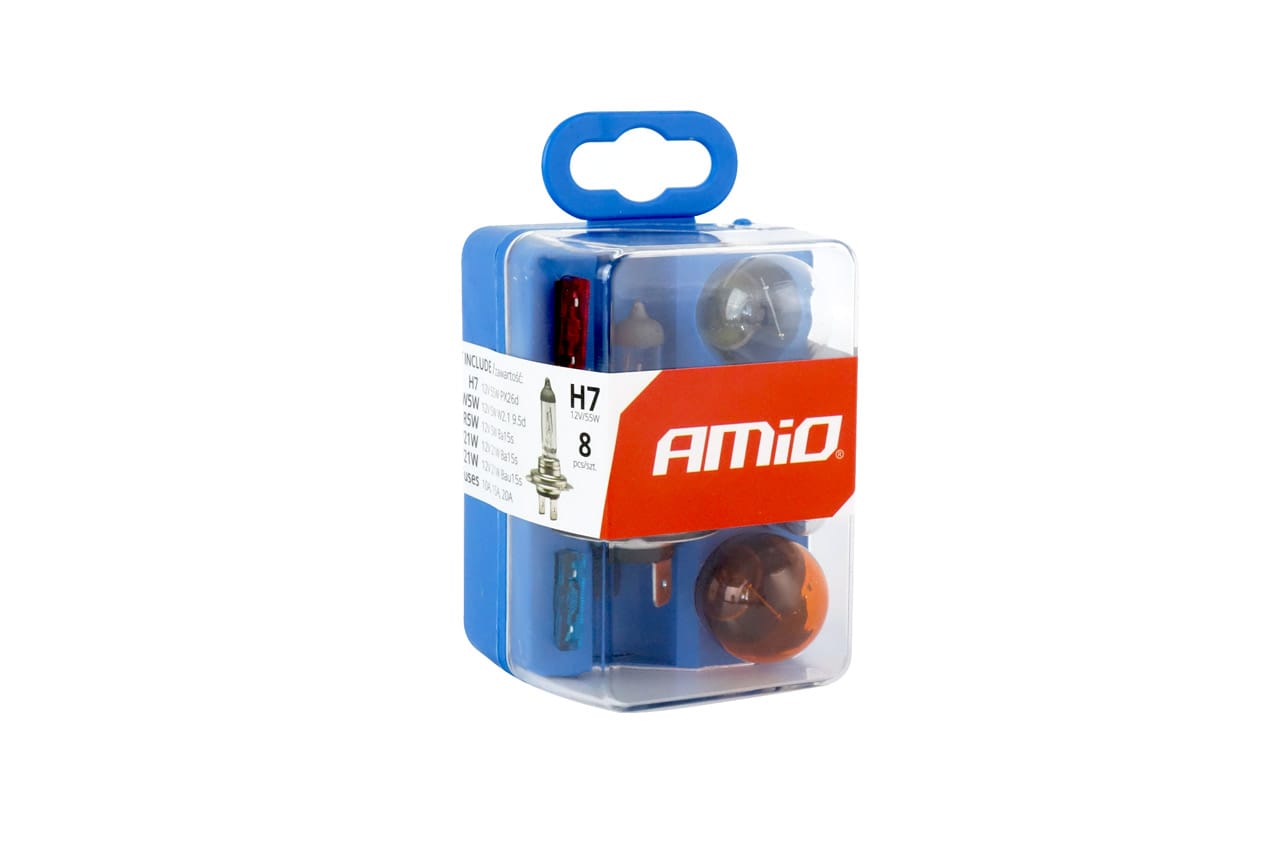 Foto do produto KIT EMERGENCIA AMIO H7 (8 peças)
