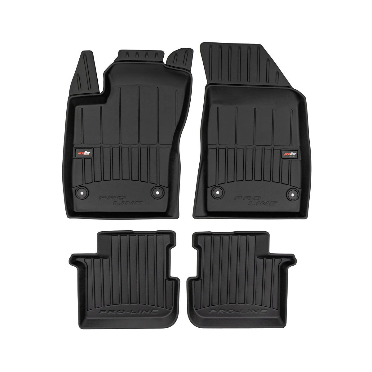 PACK 4 TAPETES BORRACHA PRO-LINE FIAT TIPO SEDAN 2015-2026