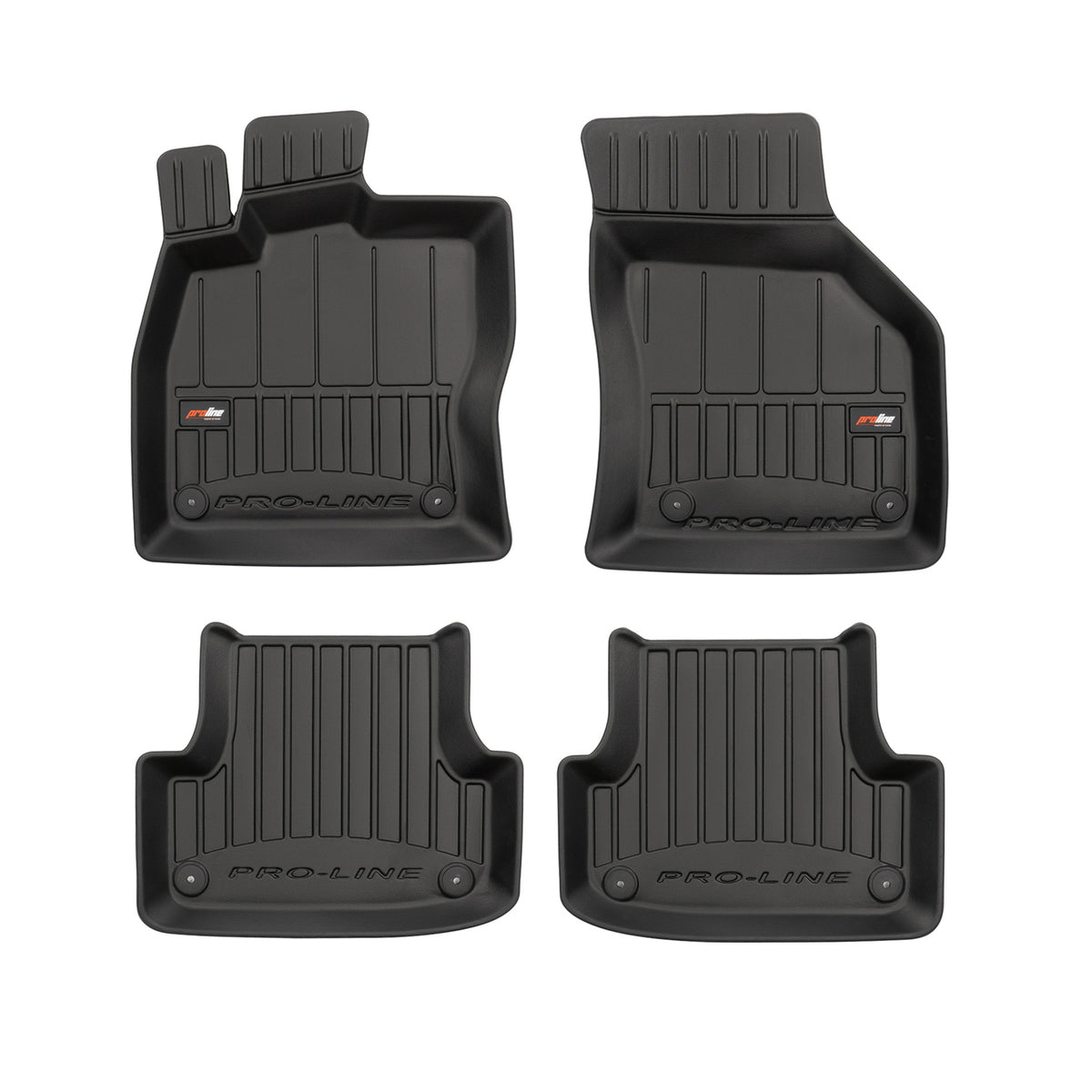 PACK 4 TAPETES BORRACHA PRO-LINE AUDI A3 SPORTBACK 8V 2013-2020 5 PORTAS
