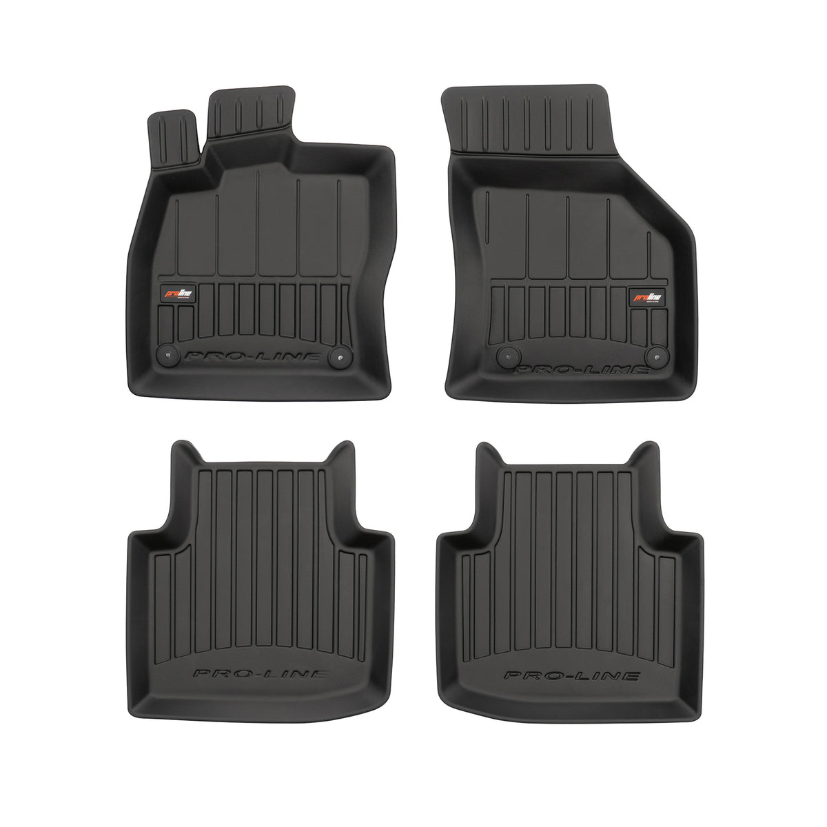PACK 4 TAPETES BORRACHA PRO-LINE SKODA SUPERB III 2015-2023