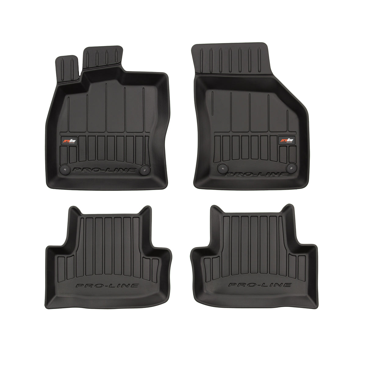 PACK 4 TAPETES BORRACHA PRO-LINE SKODA KAROQ 2017->