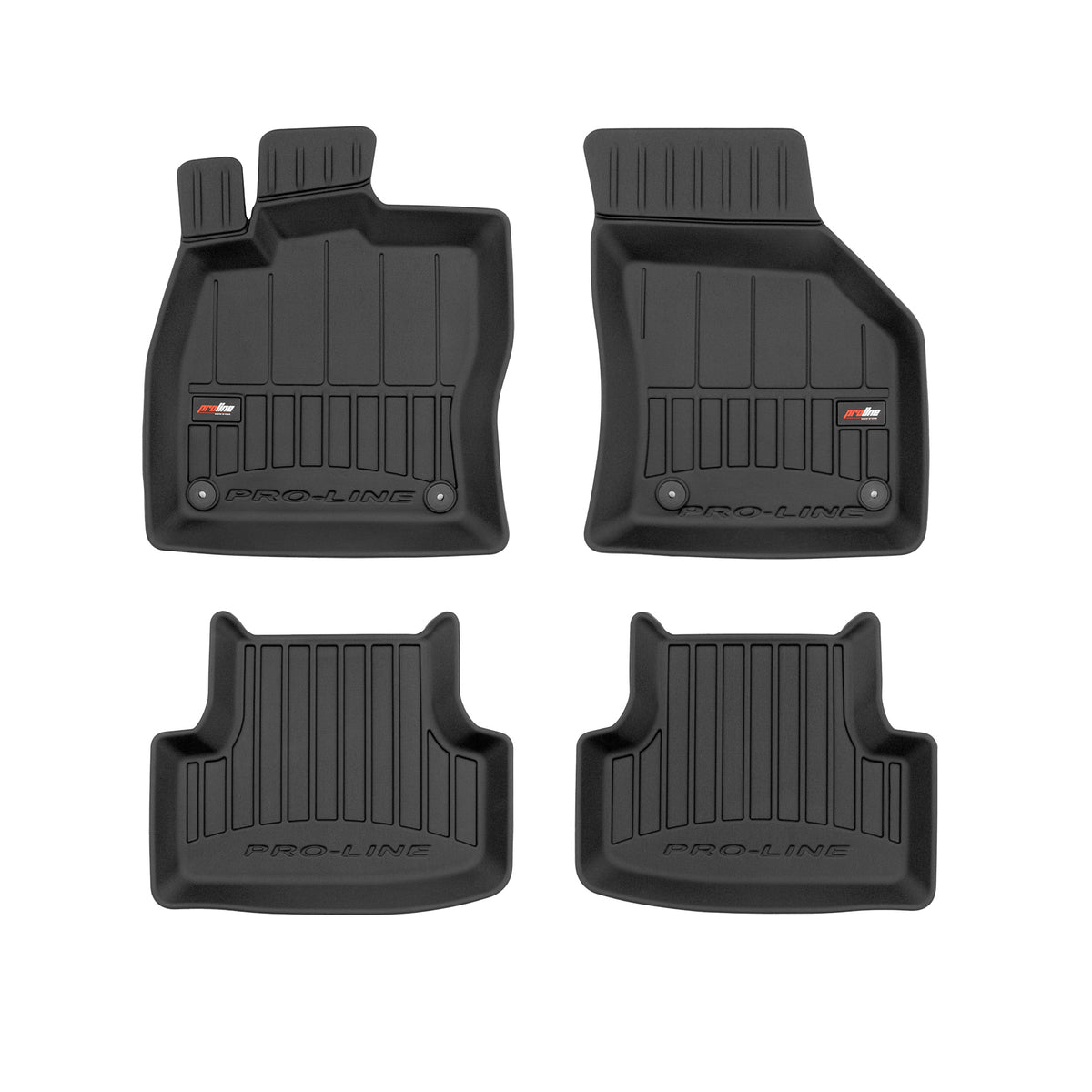 PACK 4 TAPETES BORRACHA PRO-LINE VOLKSWAGEN GOLF VII 2012-2020