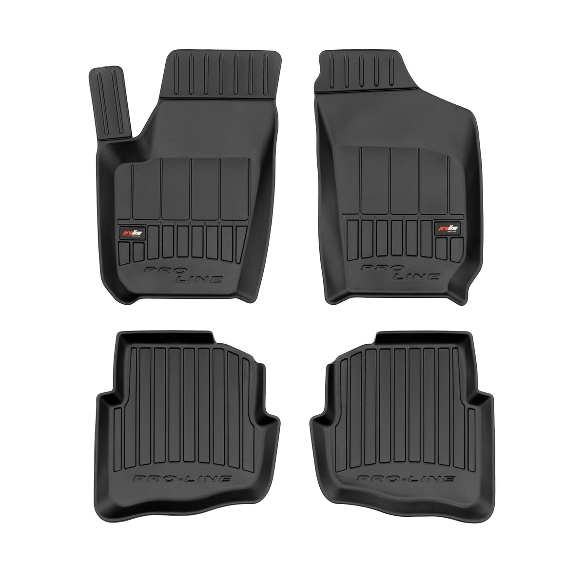 PACK 4 TAPETES BORRACHA PRO-LINE SKODA FABIA I 1999-2008