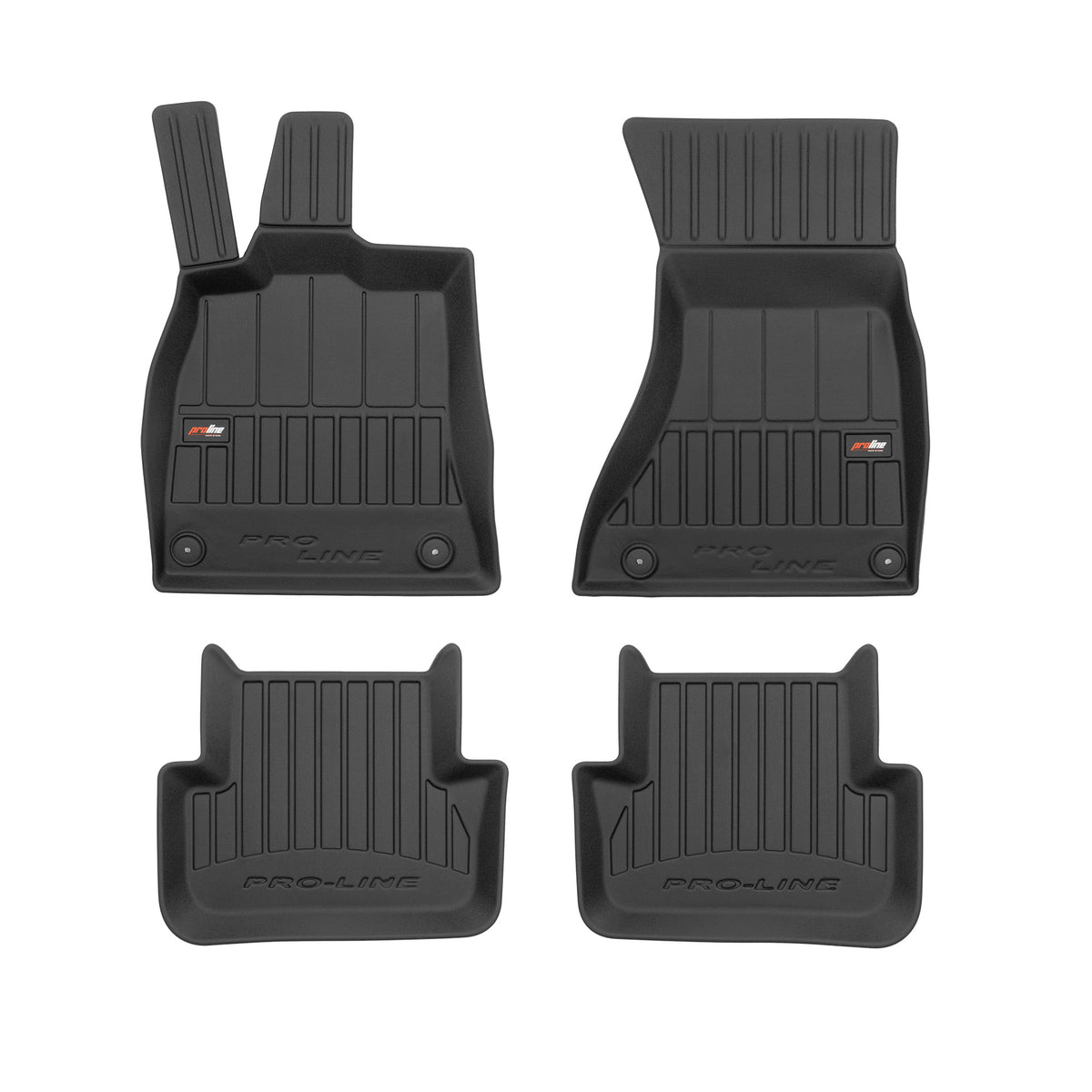 PACK 4 TAPETES BORRACHA PRO-LINE AUDI A4 B8 2007-2015