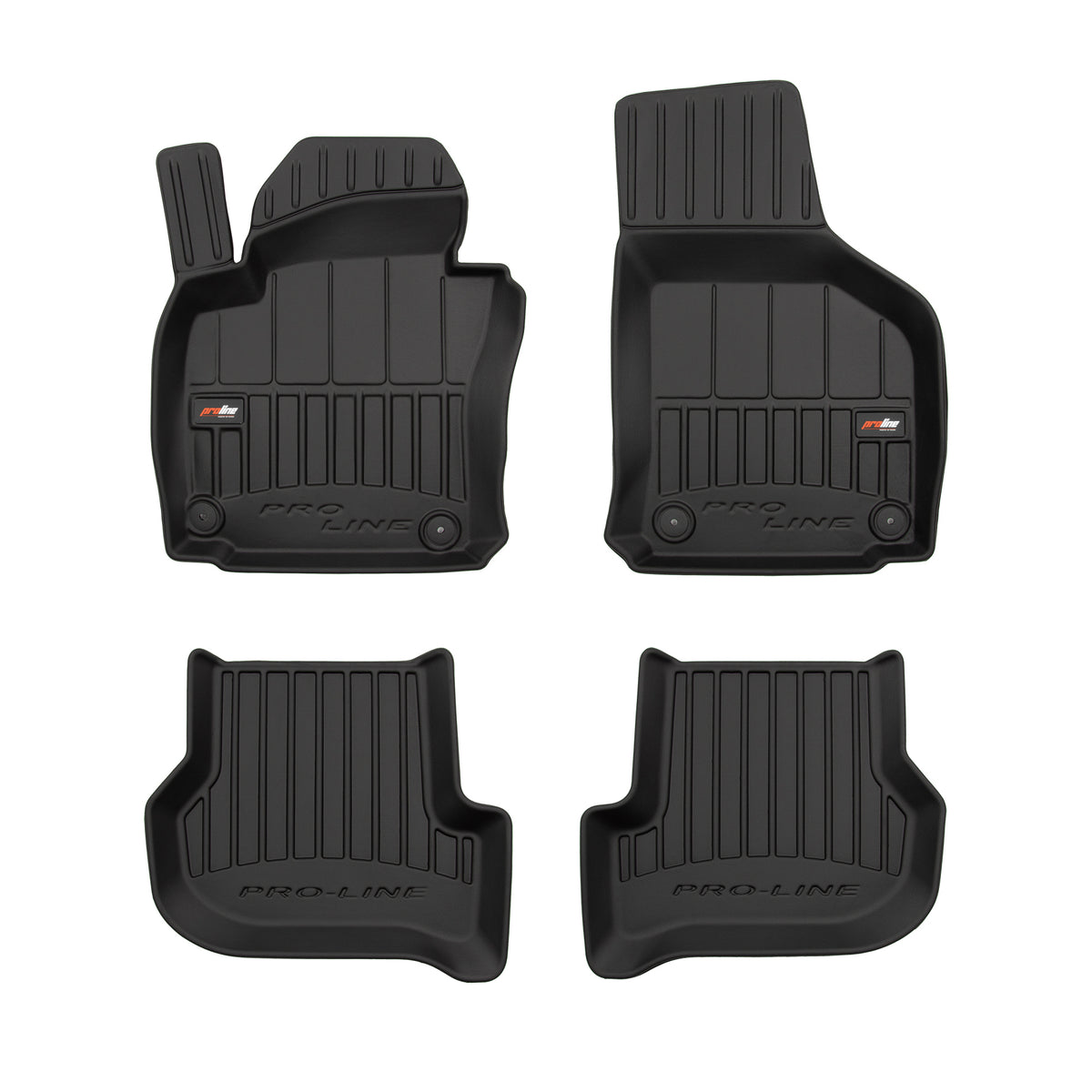 PACK 4 TAPETES BORRACHA PRO-LINE VOLKSWAGEN SCIROCCO III 2008-2017