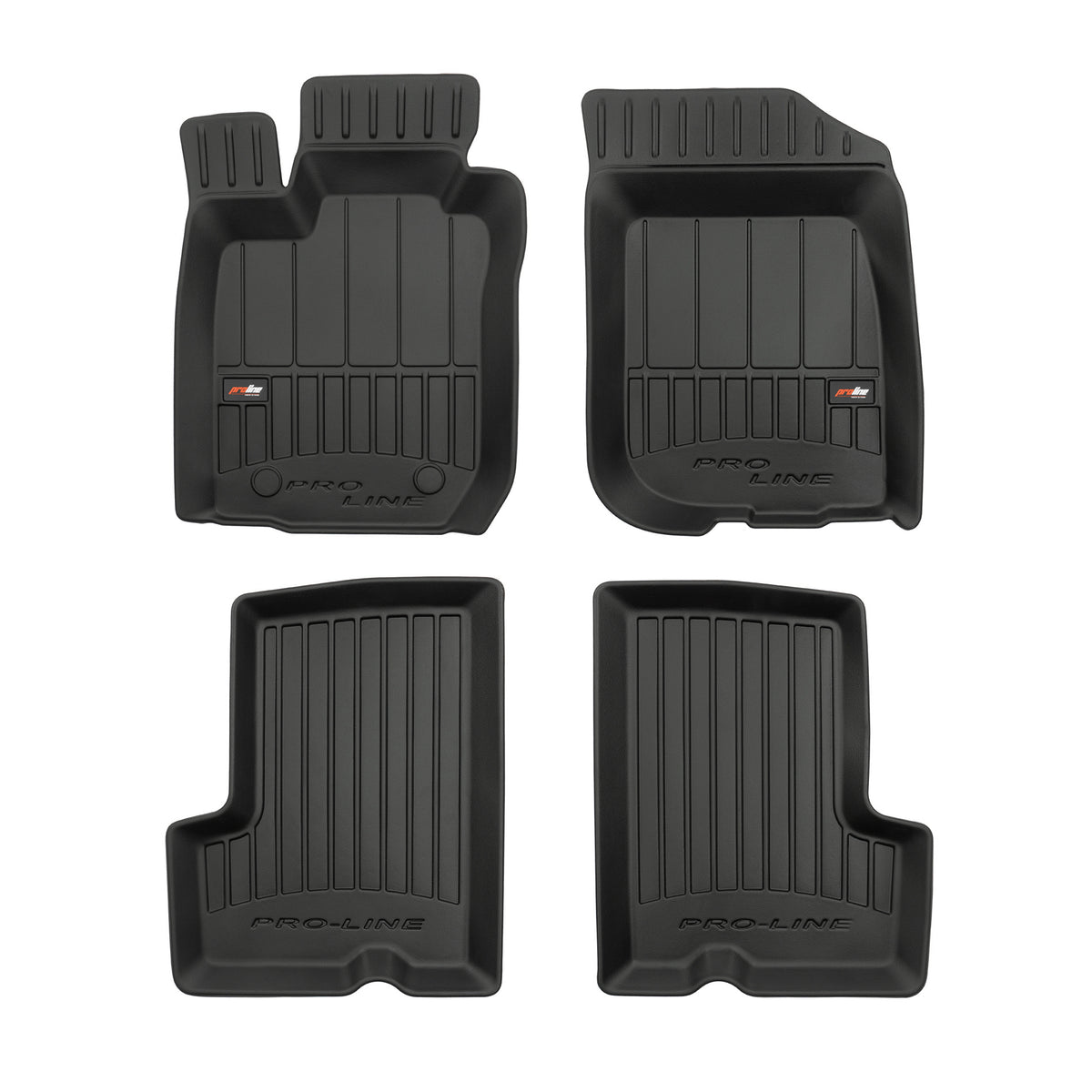 PACK 4 TAPETES BORRACHA PRO-LINE DACIA DUSTER I 2010-2013 PRE-FACELIFT