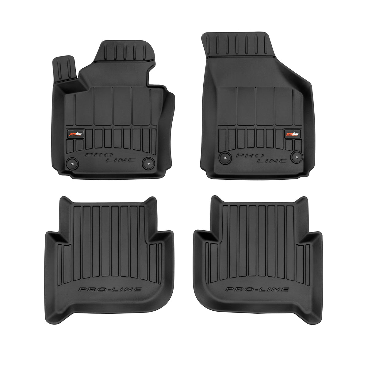 PACK 4 TAPETES BORRACHA PRO-LINE VOLKSWAGEN TOURAN I 2003-2010 PRE-FACELIFT