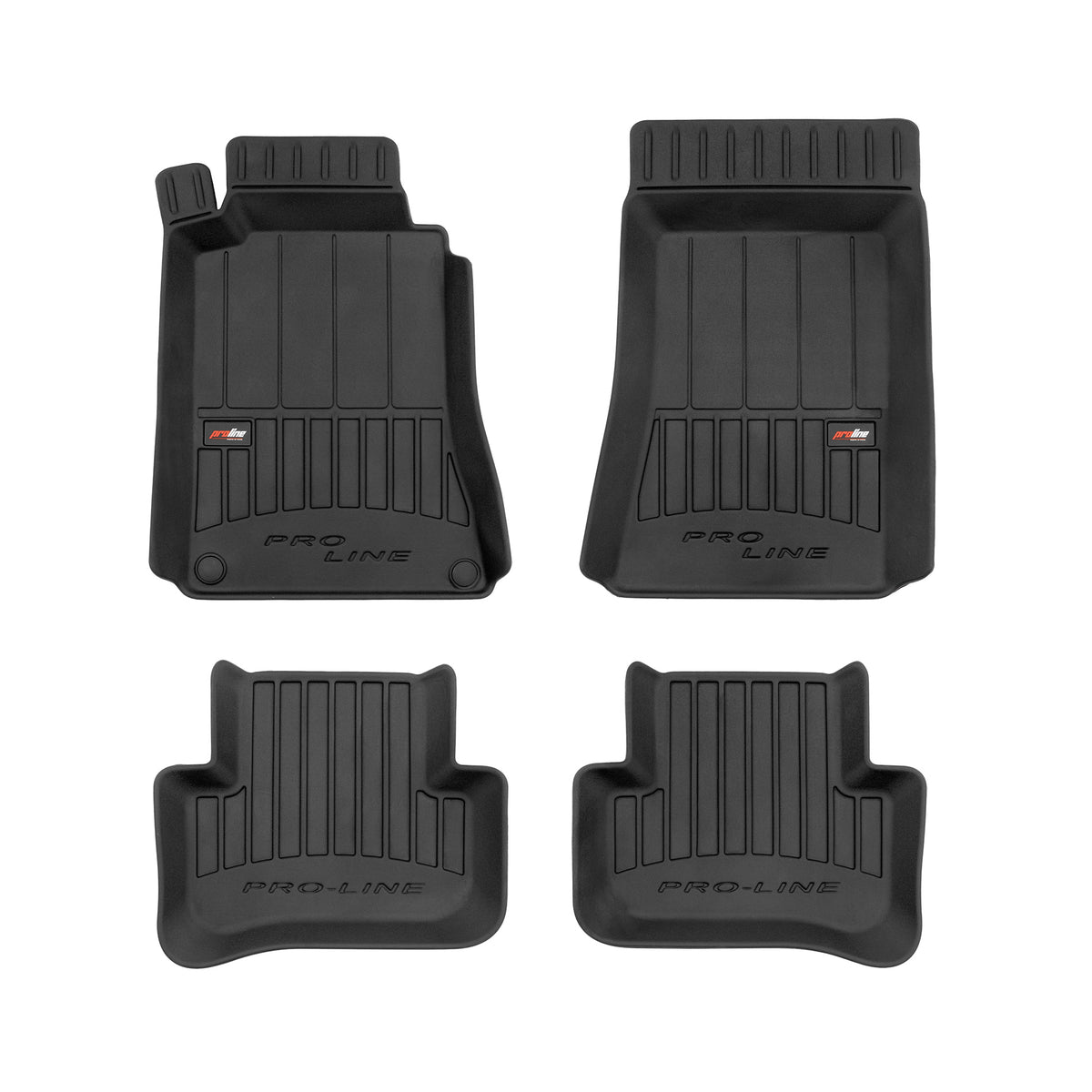 PACK 4 TAPETES BORRACHA PRO-LINE MERCEDES-BENZ CLASSE C W203 2000-2007
