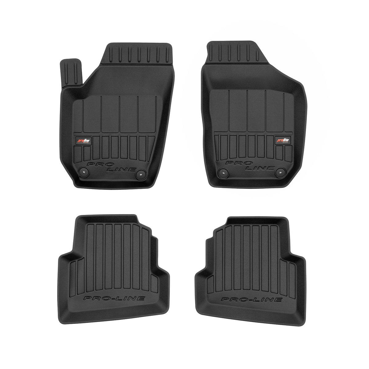 PACK 4 TAPETES BORRACHA PRO-LINE VOLKSWAGEN POLO IV 2001-2009