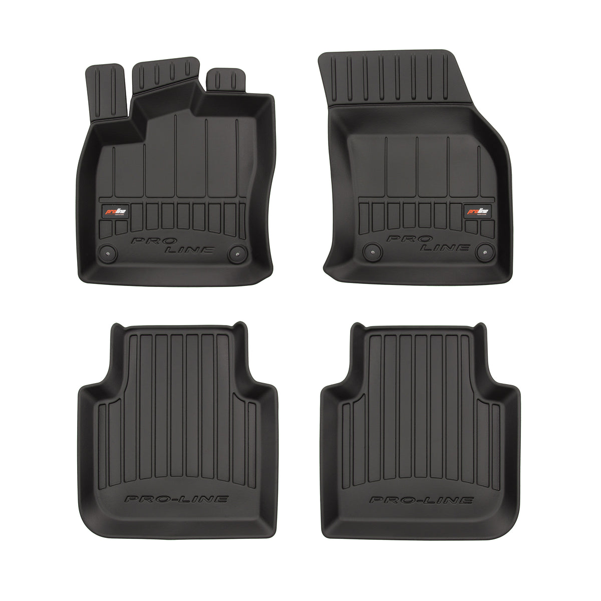 PACK 4 TAPETES BORRACHA PRO-LINE SKODA KODIAQ I 2016-2024