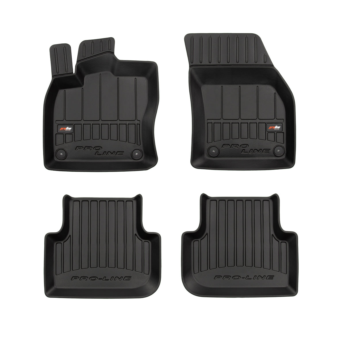 PACK 4 TAPETES BORRACHA PRO-LINE VOLKSWAGEN TIGUAN II 2016-2024