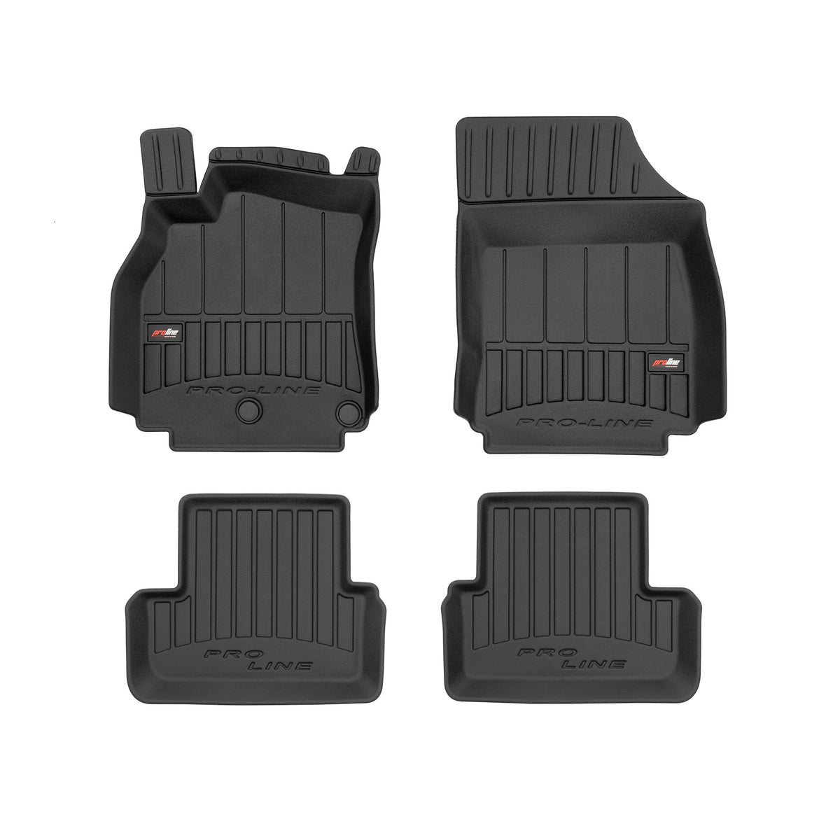 PACK 4 TAPETES BORRACHA PRO-LINE RENAULT MEGANE III 2008-2016