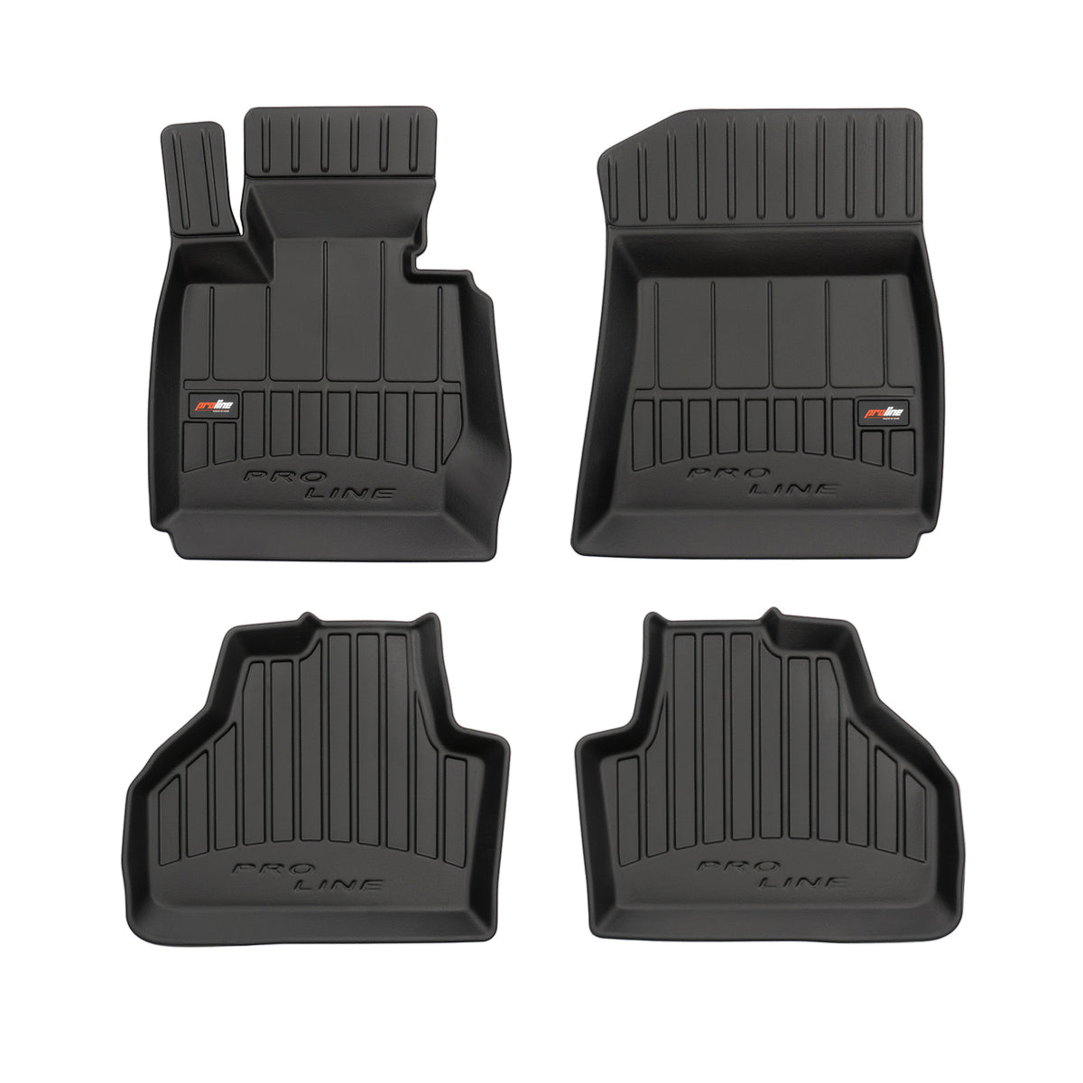 PACK 4 TAPETES BORRACHA PRO-LINE BMW X3 F25 2010-2017