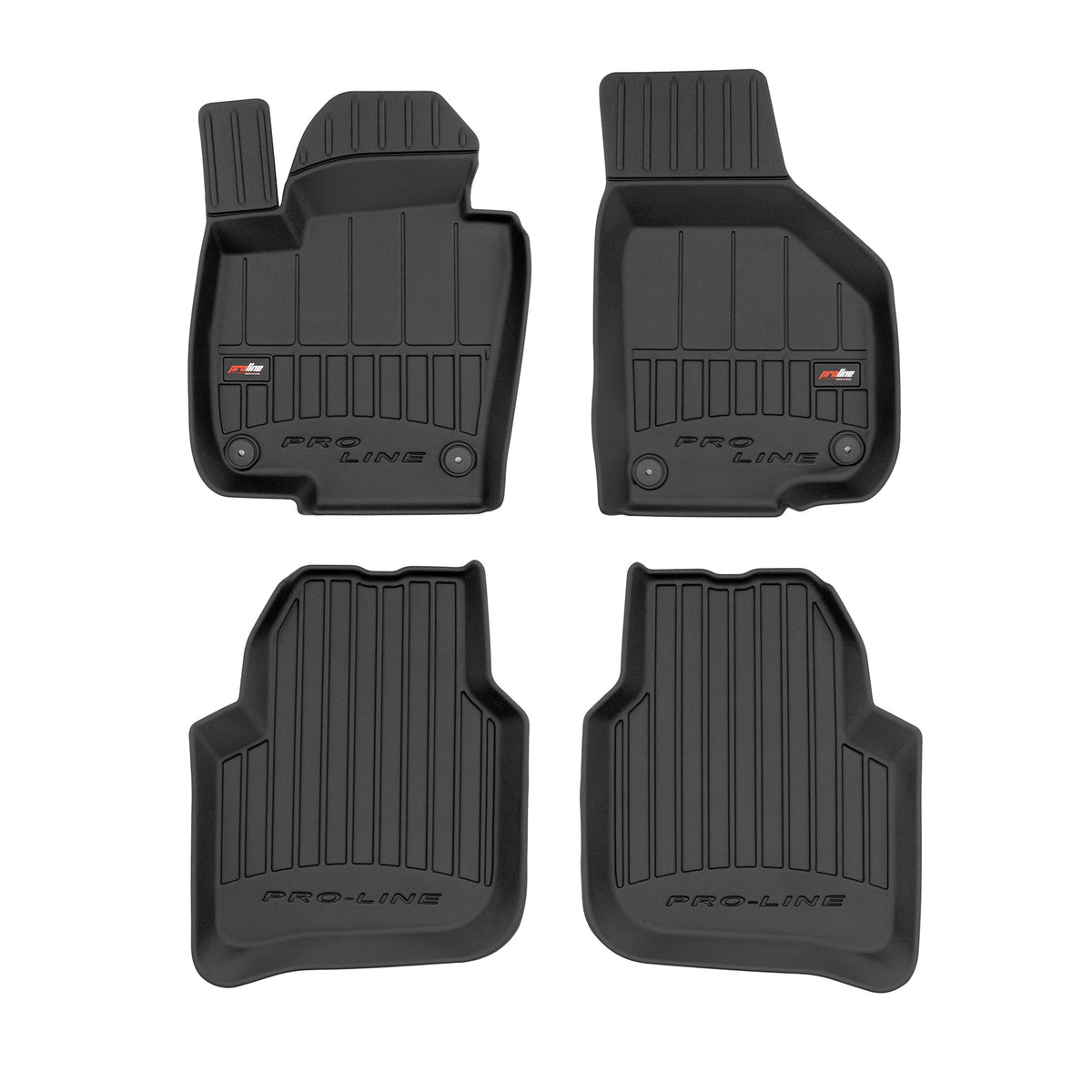 PACK 4 TAPETES BORRACHA PRO-LINE SKODA SUPERB II 2008-2015