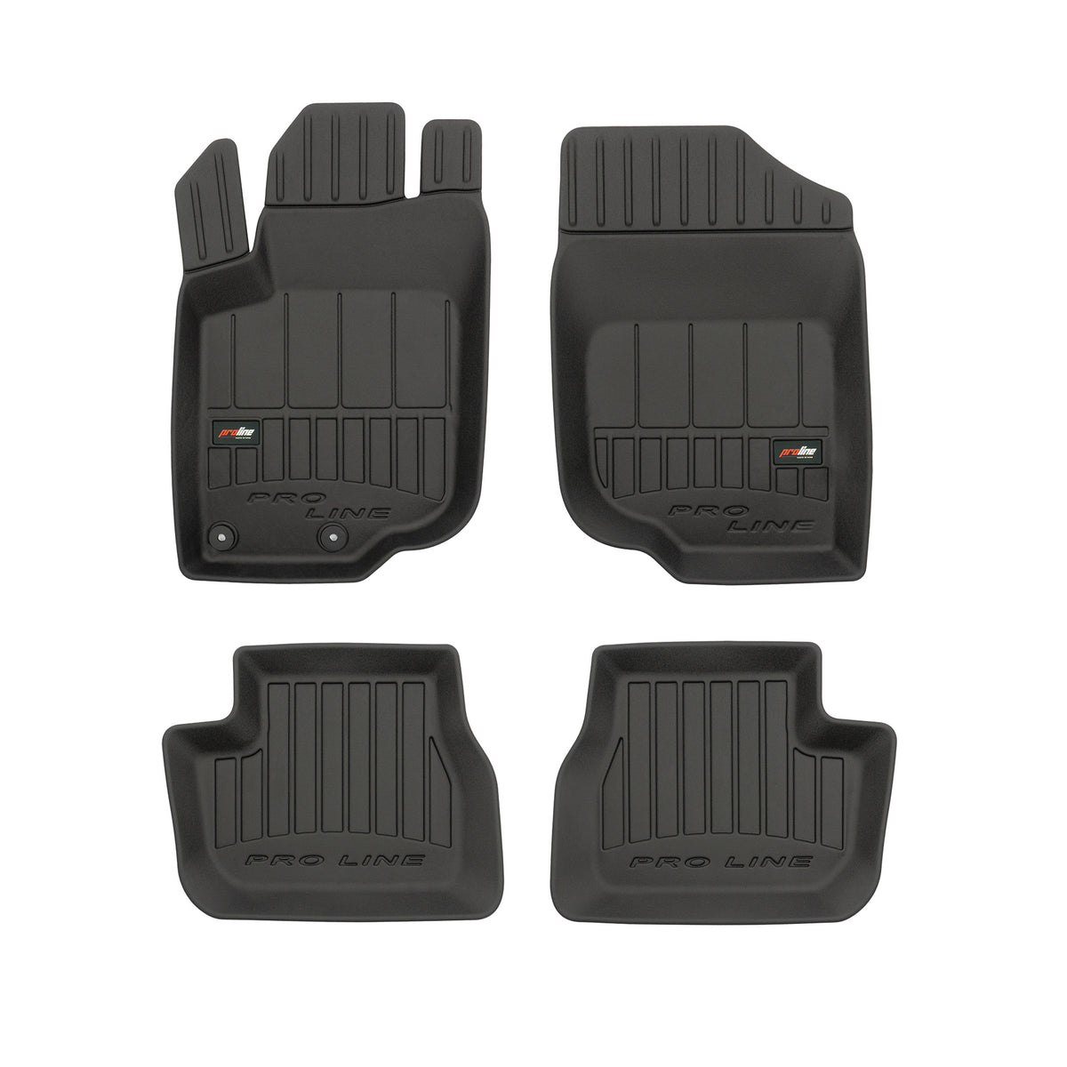 PACK 4 TAPETES BORRACHA PRO-LINE PEUGEOT 207 2006-2012