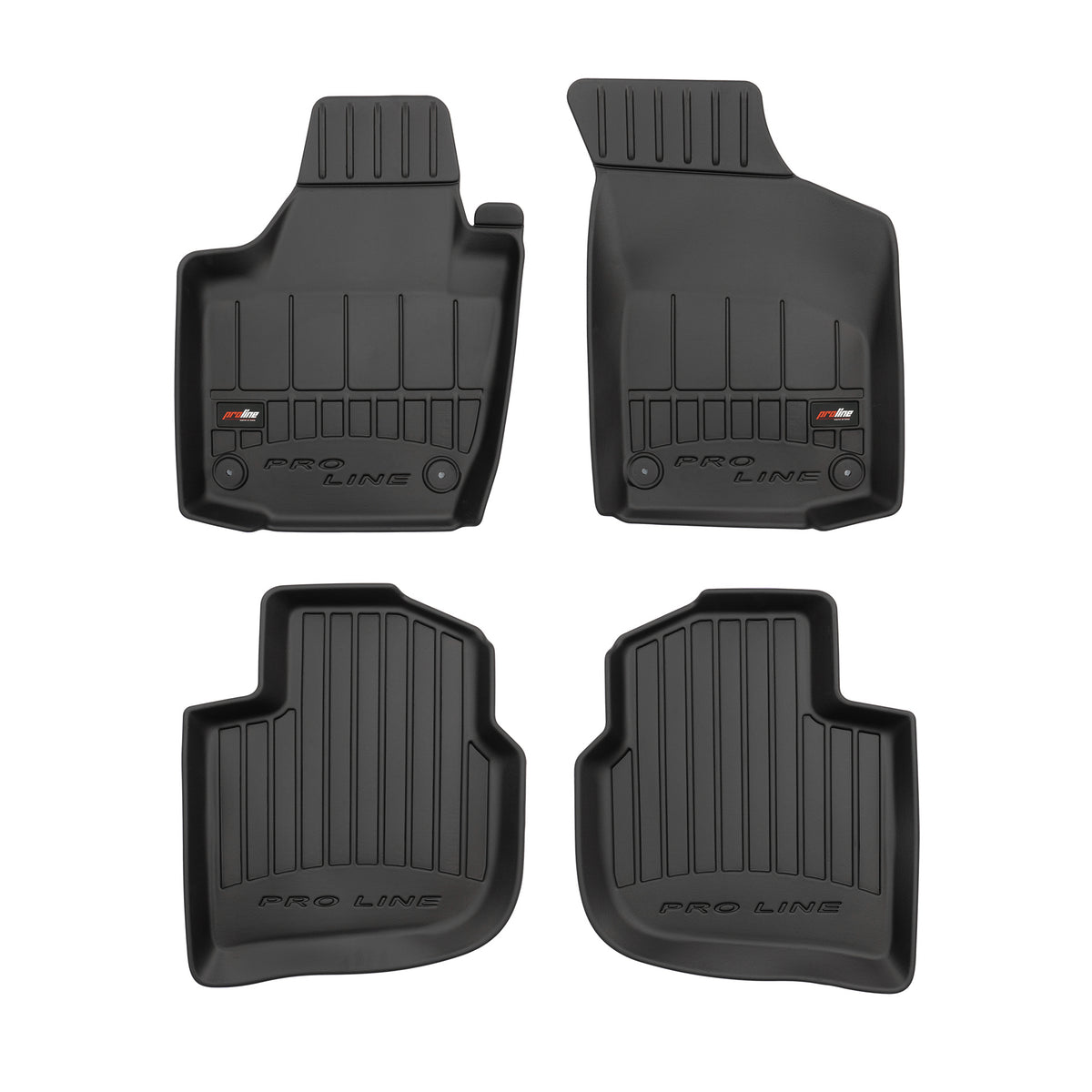 PACK 4 TAPETES BORRACHA PRO-LINE SKODA RAPID SPACEBACK 2013-2019