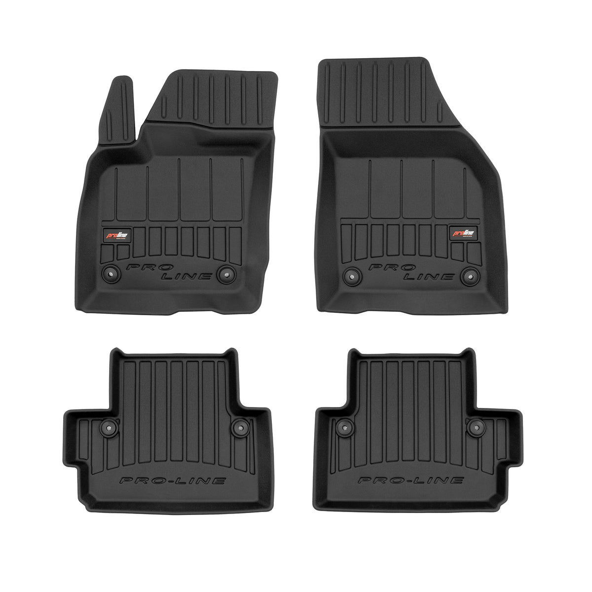 PACK 4 TAPETES BORRACHA PRO-LINE VOLVO C30 2006-2012