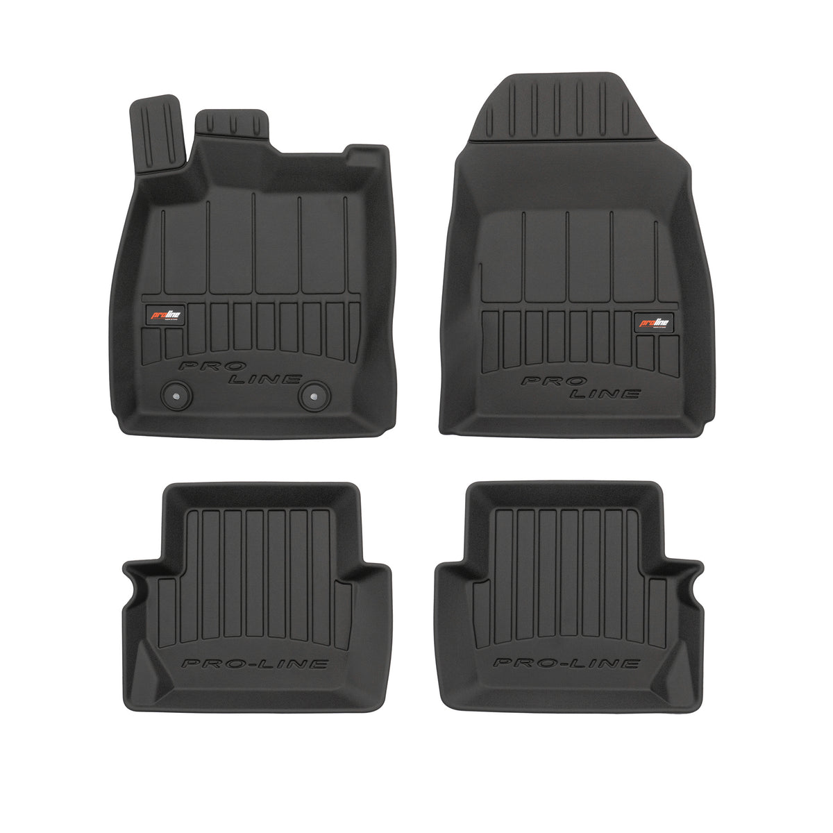 PACK 4 TAPETES BORRACHA PRO-LINE FORD FIESTA VI 2008-2017