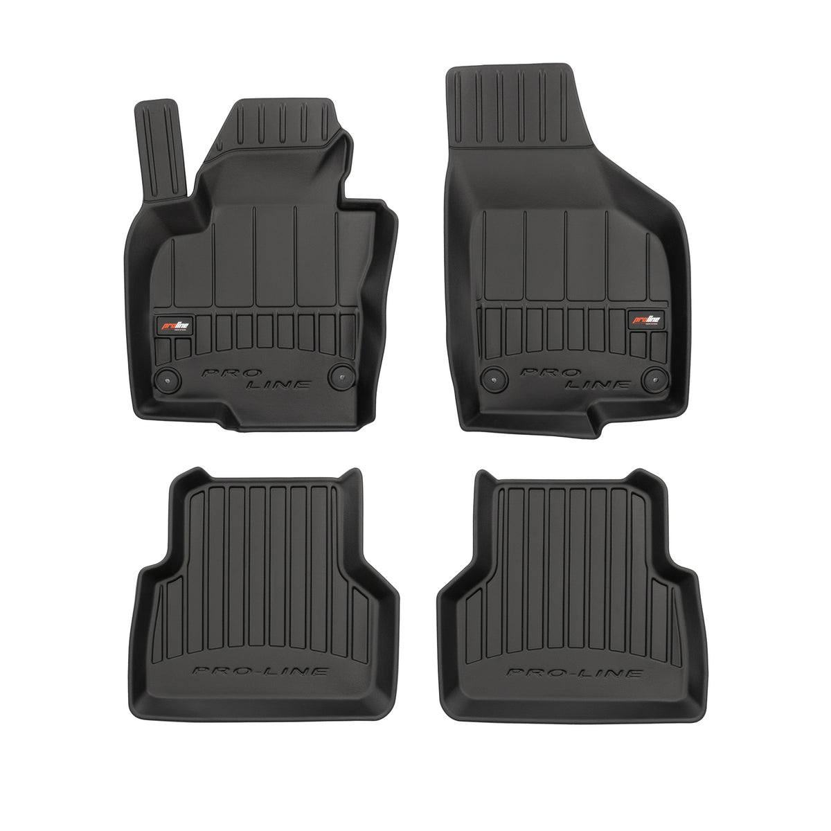 PACK 4 TAPETES BORRACHA PRO-LINE VOLKSWAGEN TIGUAN I 2007-2016