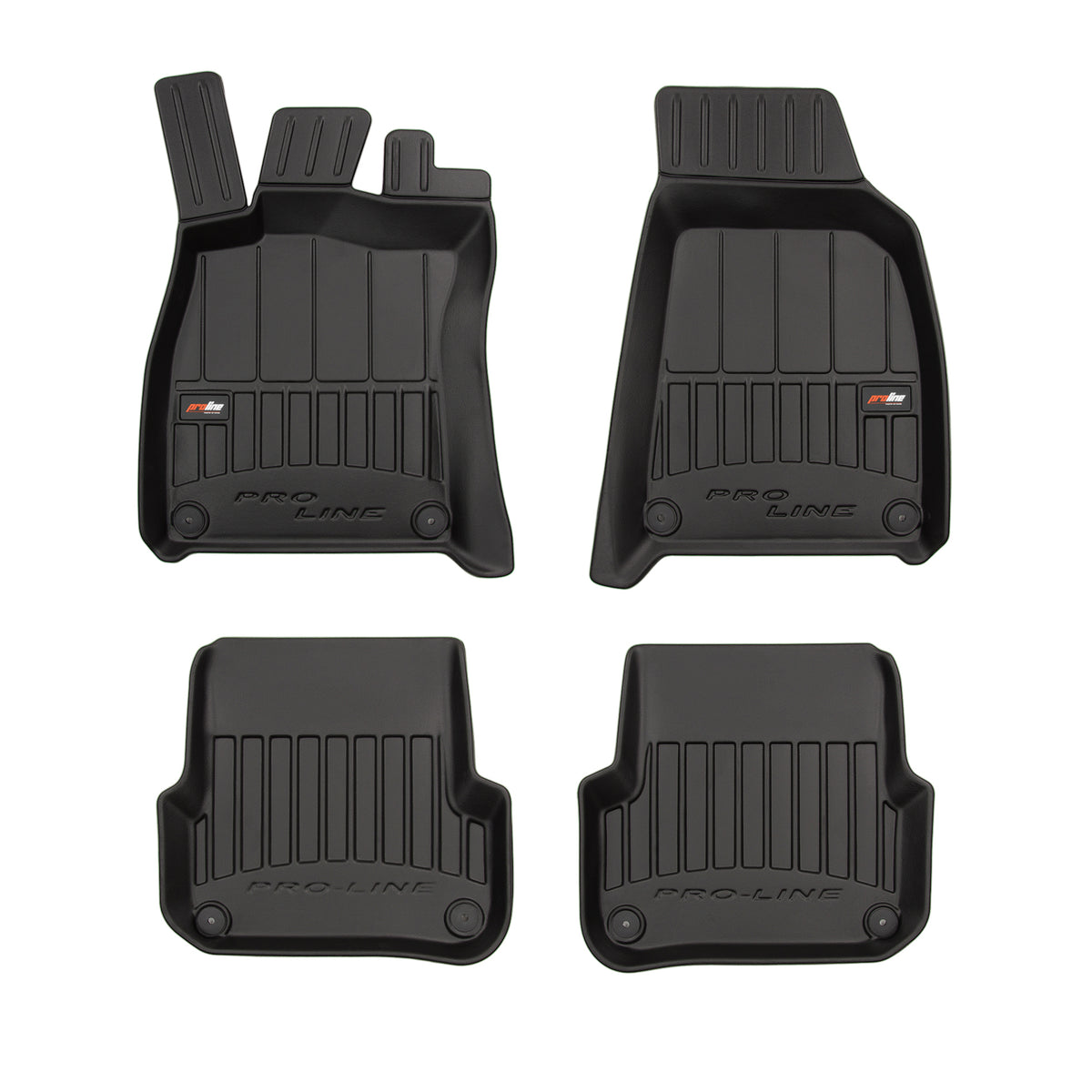 PACK 4 TAPETES BORRACHA PRO-LINE AUDI A6 C6 2004-2006 PRE-FACELIFT