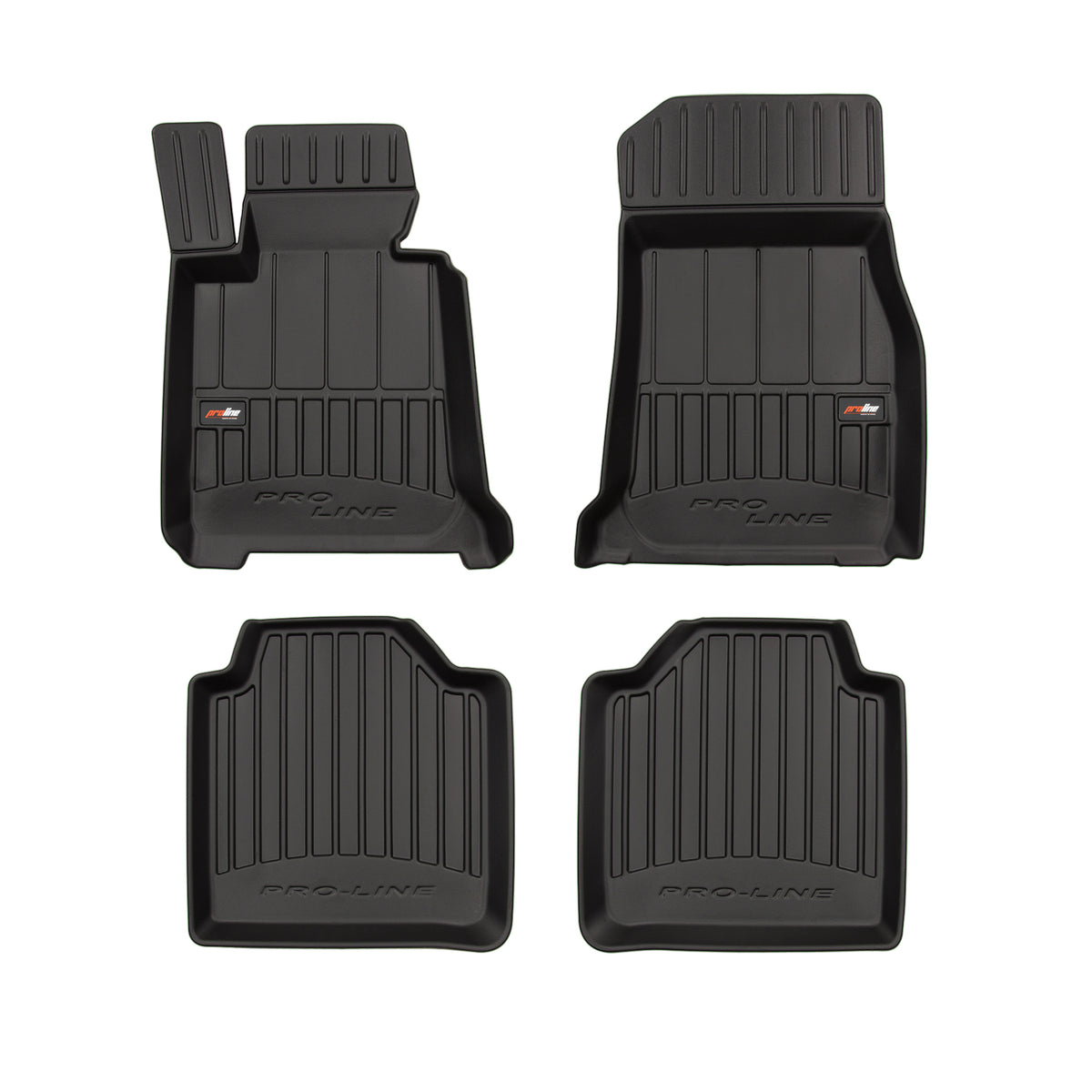 PACK 4 TAPETES BORRACHA PRO-LINE BMW 3 SERIES GRAN TURISMO F34 2013-2021