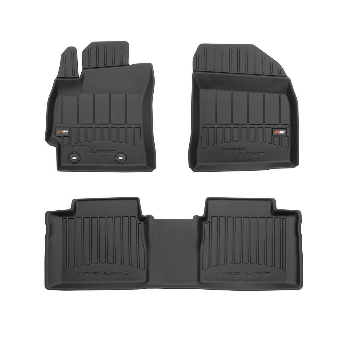 PACK 3 TAPETES BORRACHA PRO-LINE TOYOTA COROLLA XI 2013-2019