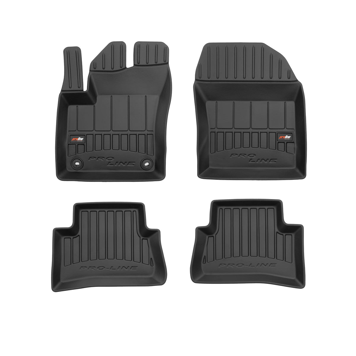 PACK 4 TAPETES BORRACHA PRO-LINE TOYOTA C-HR II 2023-> HIBRIDO