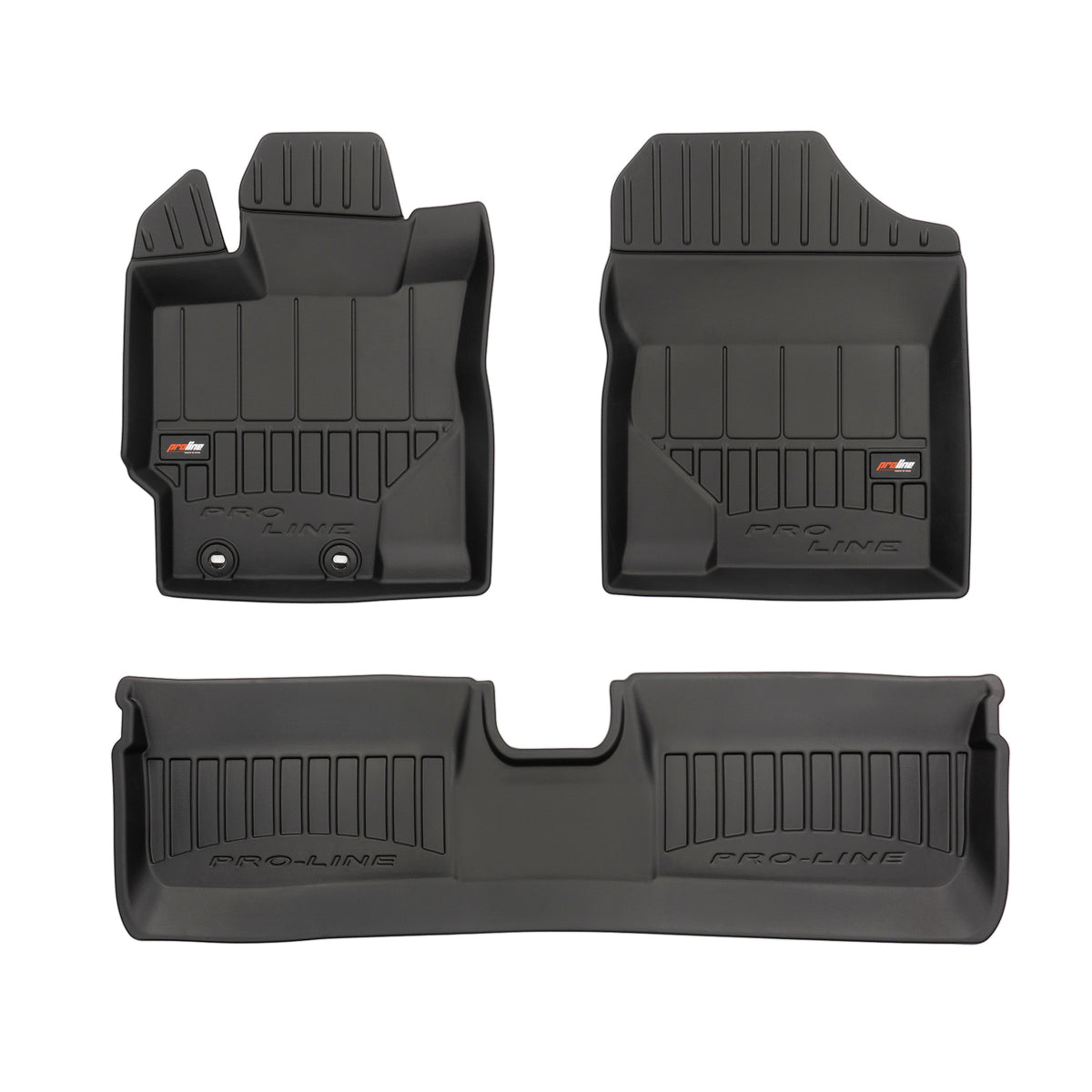 PACK 3 TAPETES BORRACHA PRO-LINE TOYOTA YARIS III 2011-2020 3 PORTAS