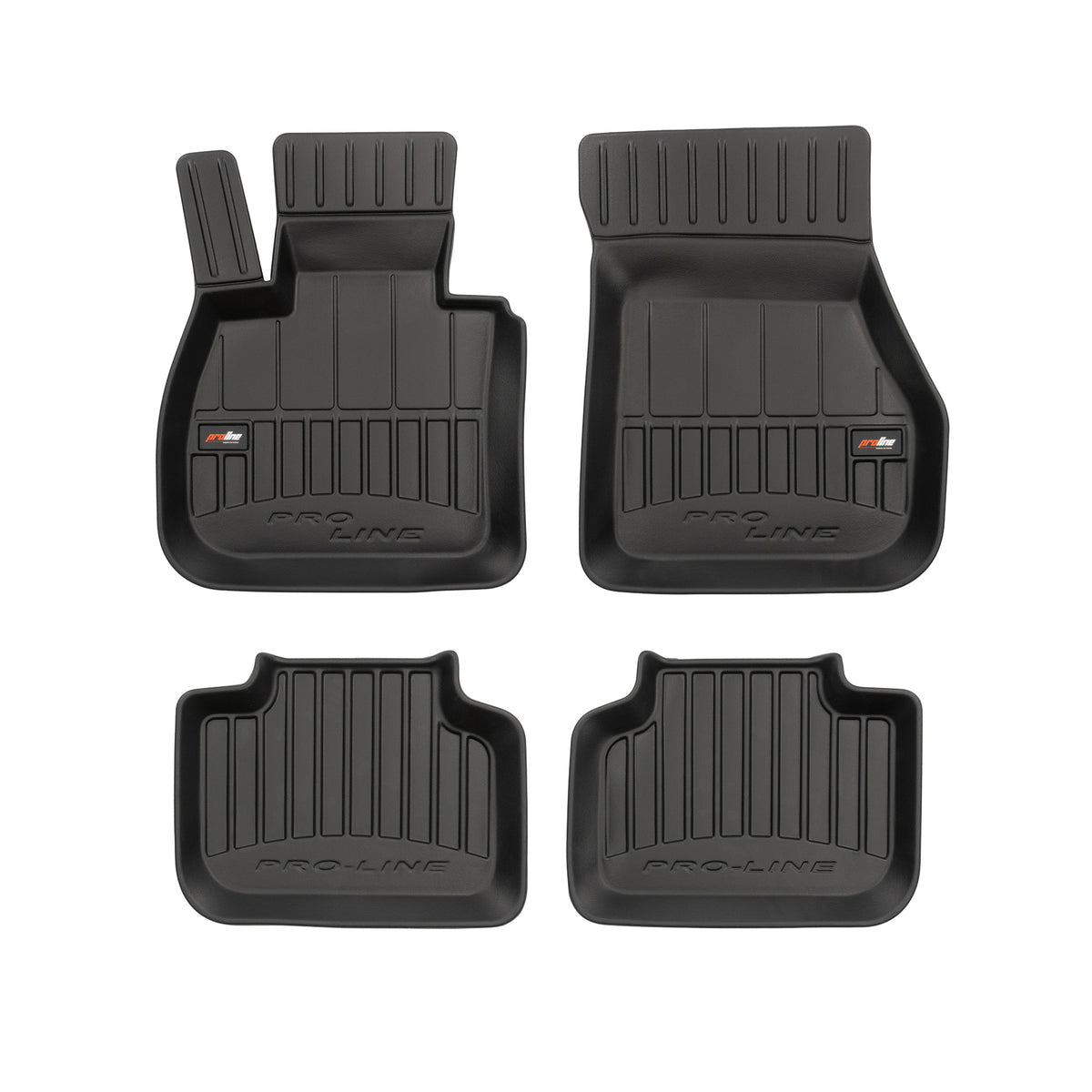 PACK 4 TAPETES BORRACHA PRO-LINE BMW X2 F39 2018-2023