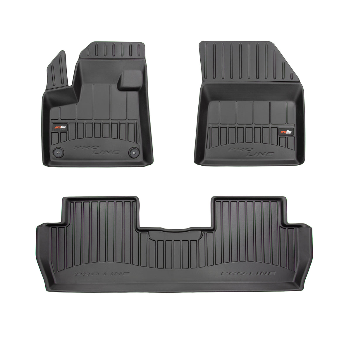 PACK 3 TAPETES BORRACHA PRO-LINE PEUGEOT 5008 II 2017-2024