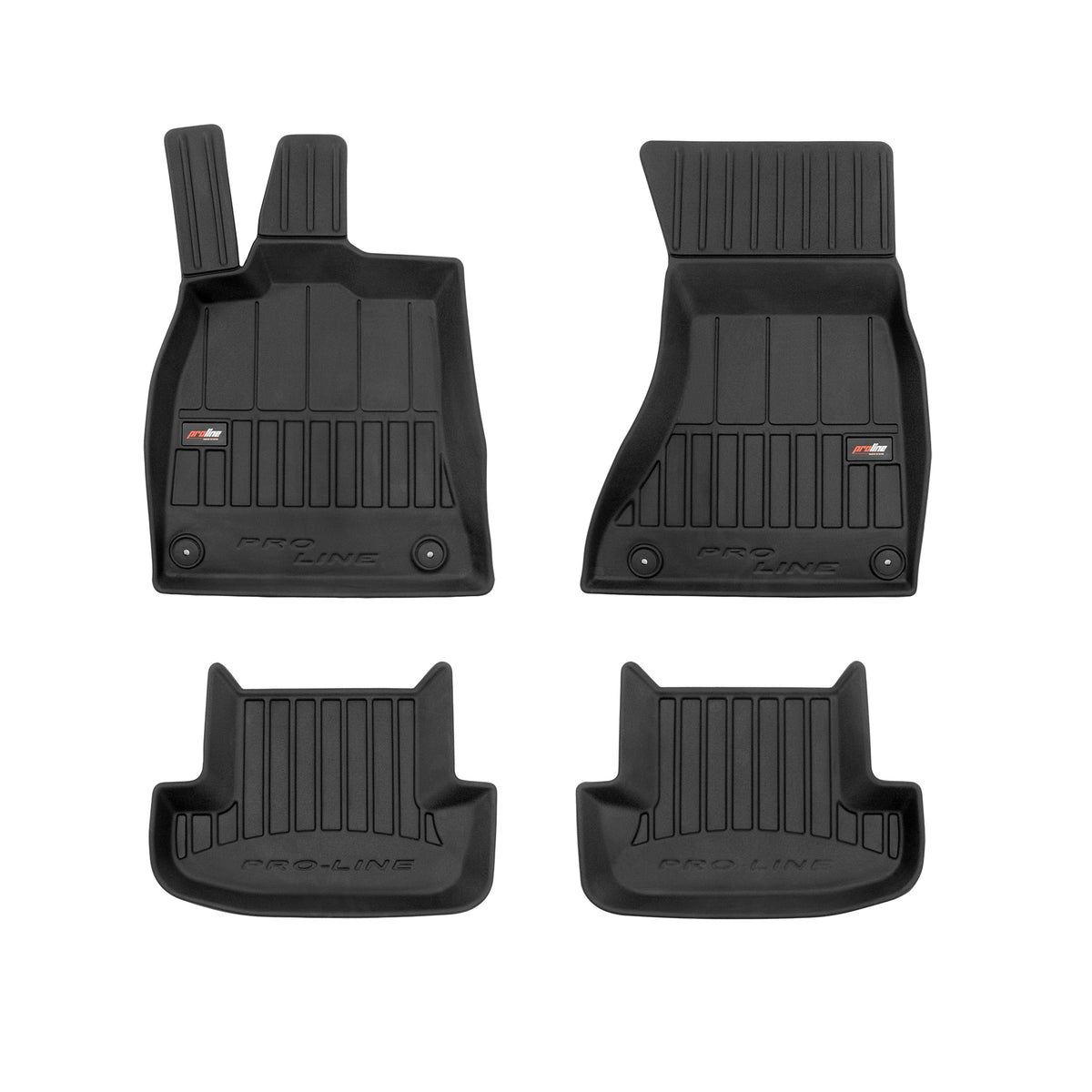 PACK 4 TAPETES BORRACHA PRO-LINE AUDI A5 8T 2007-2016