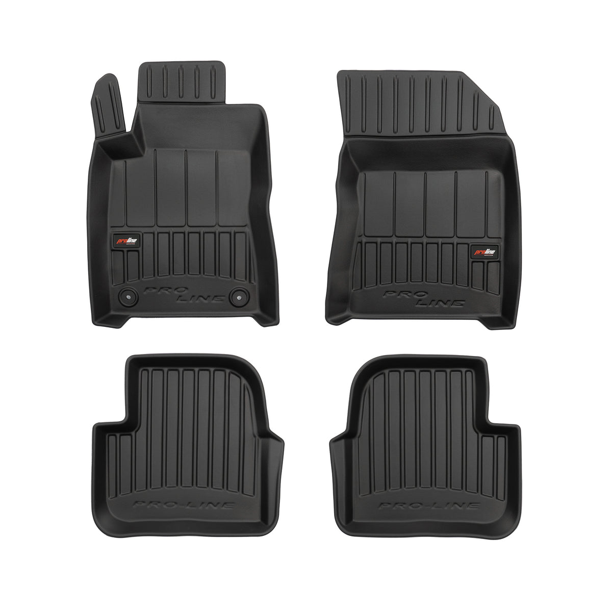 PACK 4 TAPETES BORRACHA PRO-LINE CITROEN C3 III 2016-2024