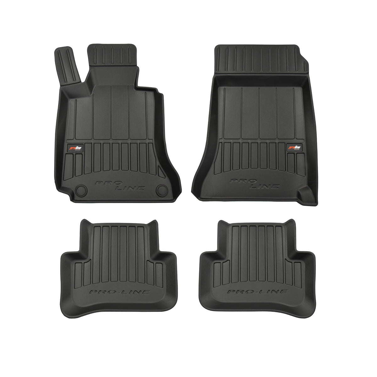 PACK 4 TAPETES BORRACHA PRO-LINE MERCEDES-BENZ CLASSE C W204 2007-2014